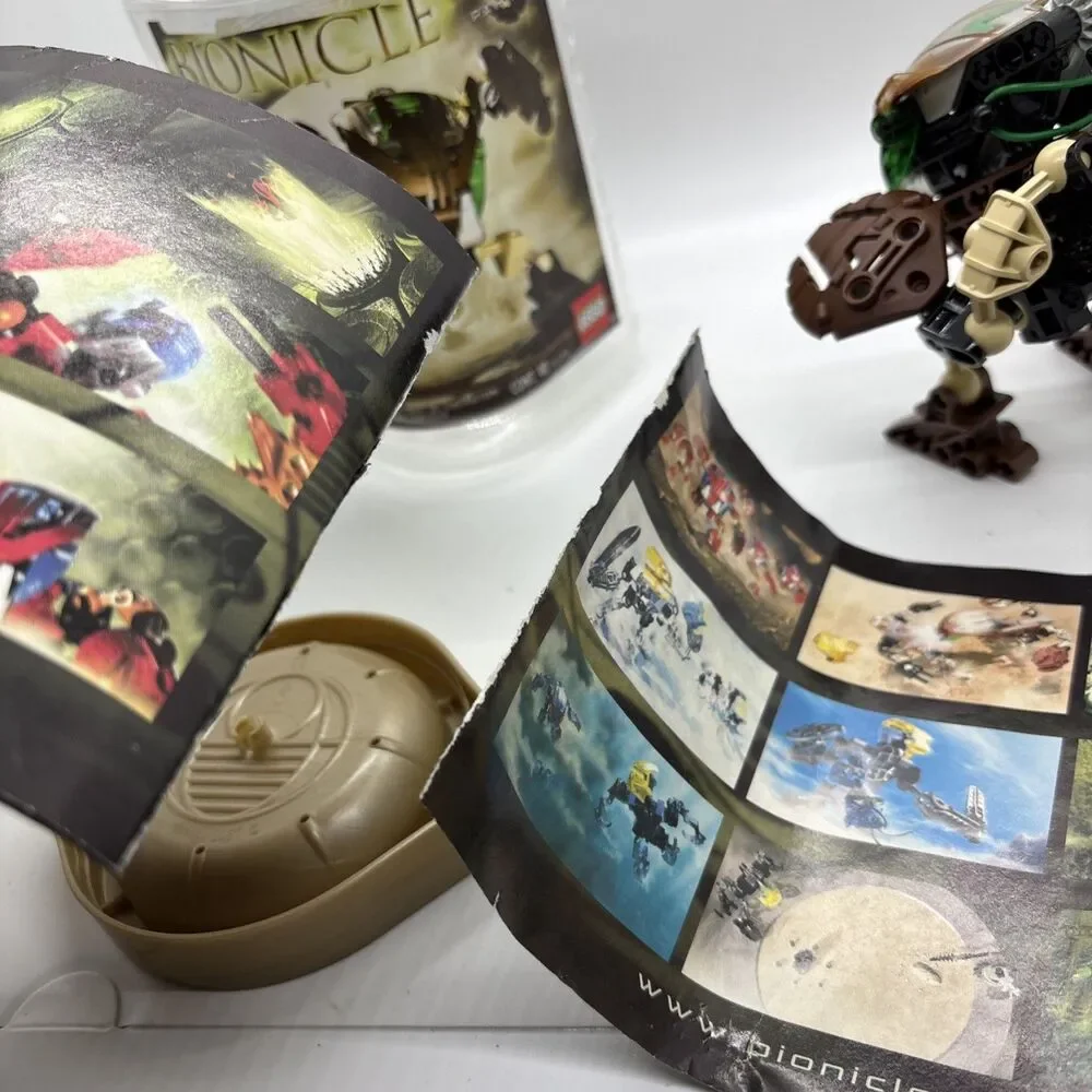 LEGO BIONICLE Pahrak 8560 Complete In Canister (instructions ok)